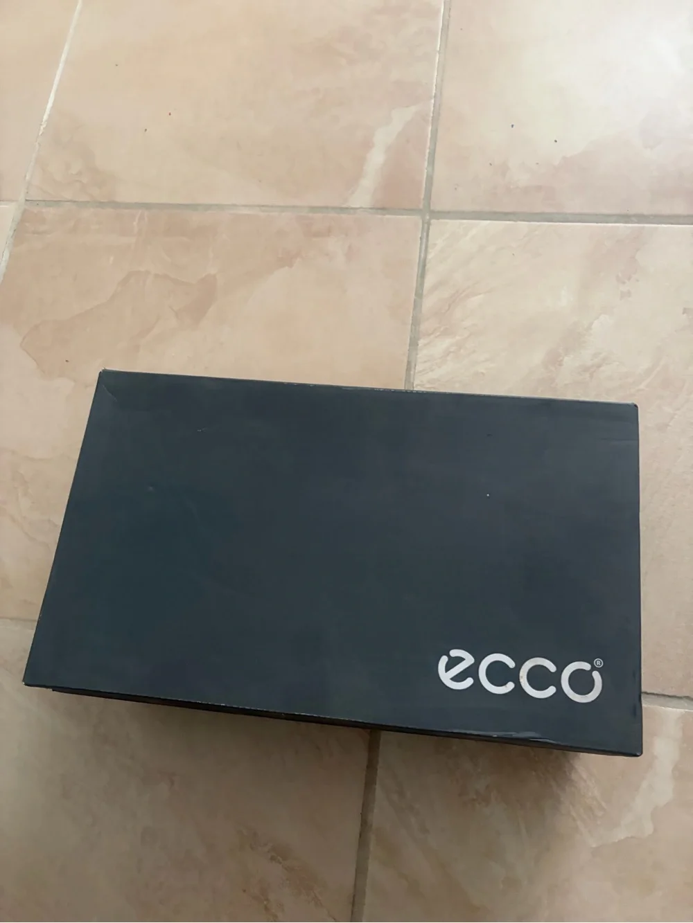 Ecco Black Leather Work Oxford Shoes for Men